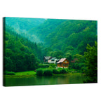 Mist Over Lake Tarnita Wall Art