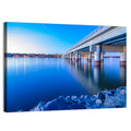 Lake Wylie Bridge at Twilight Wall Art
