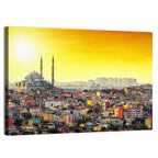 Fatih Mosque at Sunset Wall Art