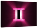 Radiant Gemini Symbol Wall Art