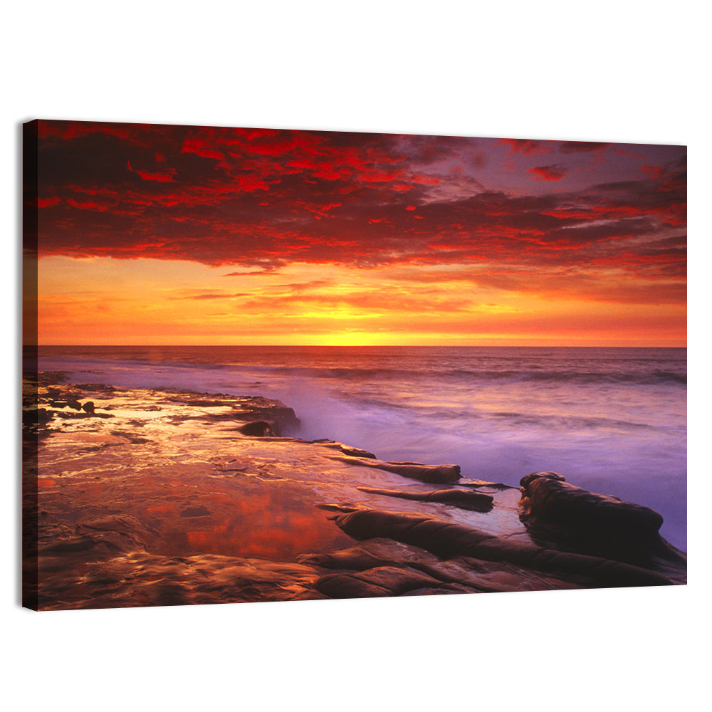 La Jolla Cove Sunset Wall Art