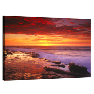 La Jolla Cove Sunset Wall Art