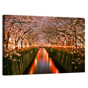 Meguro Cherry Blossom Wall Art