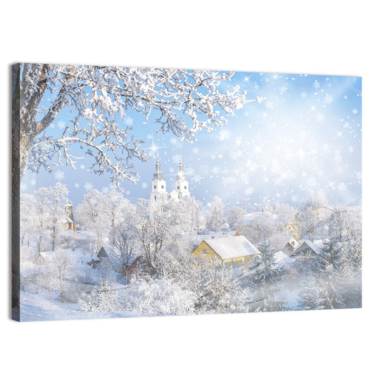 Frosted Town Wall Art