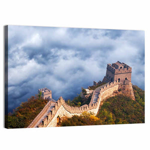 Clouds Below Great Wall Of China Wall Art