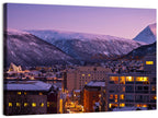 Tromsø Twilight Cityscape Wall Art