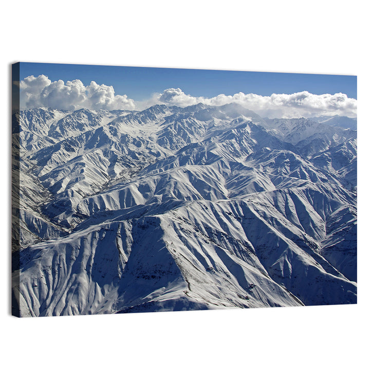 Snow-capped Afghan Mountains Wall Art