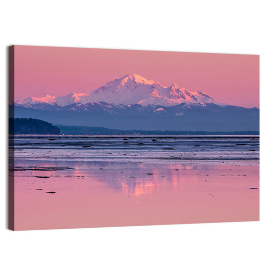 Mount Baker Sunset Wall Art