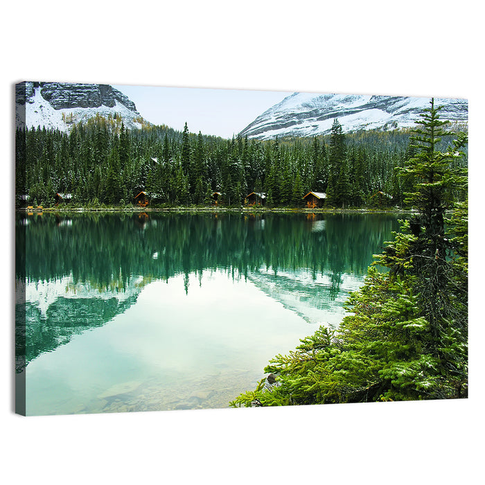 Lake O Hara Morning Wall Art as a canvas print