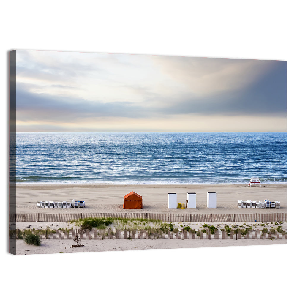 Cape May Beach Huts Wall Art