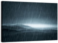 Rain Storm Over Mountains Wall Art