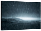 Rain Storm Over Mountains Wall Art