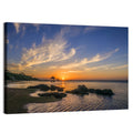 Roatan Pier Sunset Wall Art