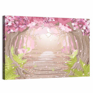 Magic Spring Forest Wall Art
