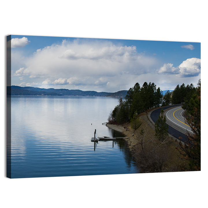 Coeur D'alene Lakeshore View Wall Art