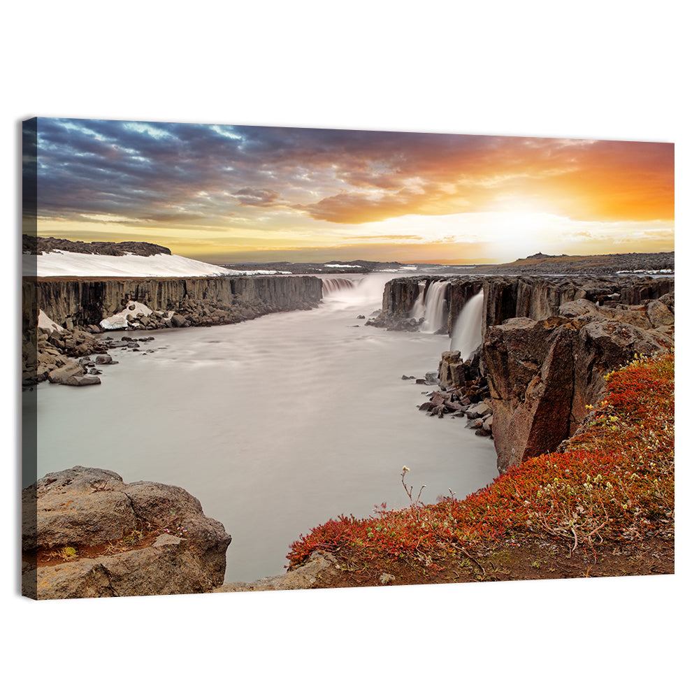 Selfoss Waterfall Wall Art