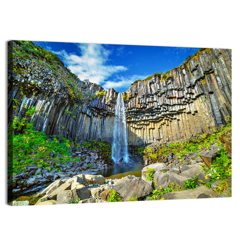 Svartifoss Basalt Falls Wall Art