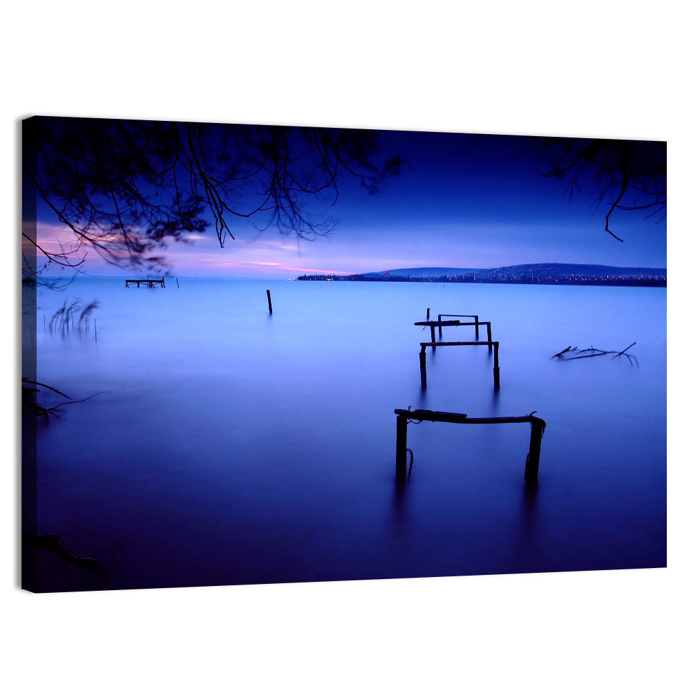 Lake Balaton at Twilight Wall Art