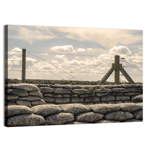 WWI Trenches Sandbags Wall Art