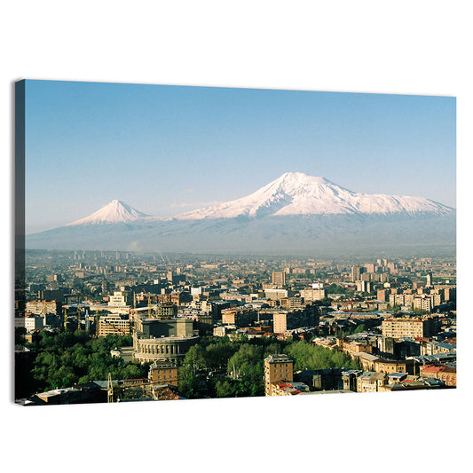 Mount Ararat From Yerevan Wall Art