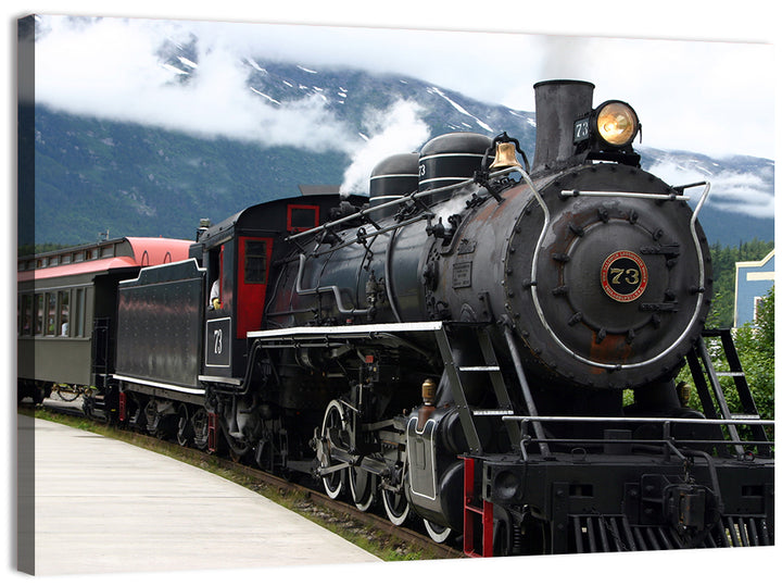Skagway Steam Locomotive No. 73 Wall Art