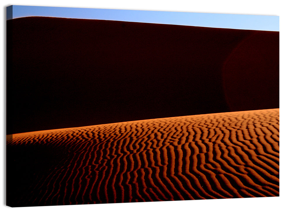 Golden Hour Sand Dunes Wall Art