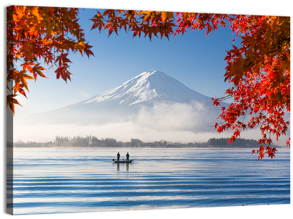 Mount Fuji Over Lake Kawaguchiko Wall Art