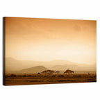 Hazy Savannah at Dawn Wall Art