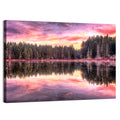 Sunrise Reflection at Forest Lake Wall Art