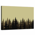 Fir Tree Silhouettes Wall Art