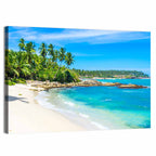 Sri Lanka Tropical Beach Wall Art