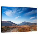 Mount Aso Winding Road Wall Art