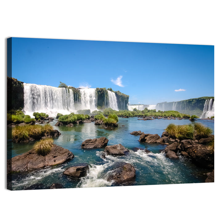 Iguazu River and Falls, Foz Do Iguaçu Wall Art