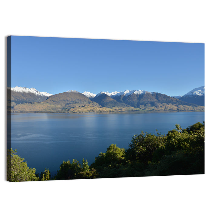 Wanaka Lake Reflection Wall Art as a canvas print