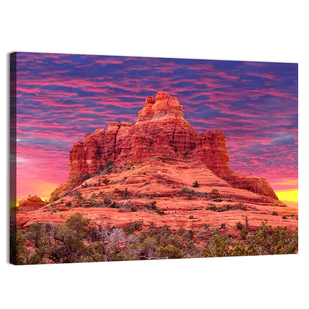 Bell Rock Sunset, Sedona Wall Art, canvas print, landscape