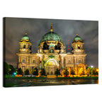Berlin Cathedral Night View Wall Art