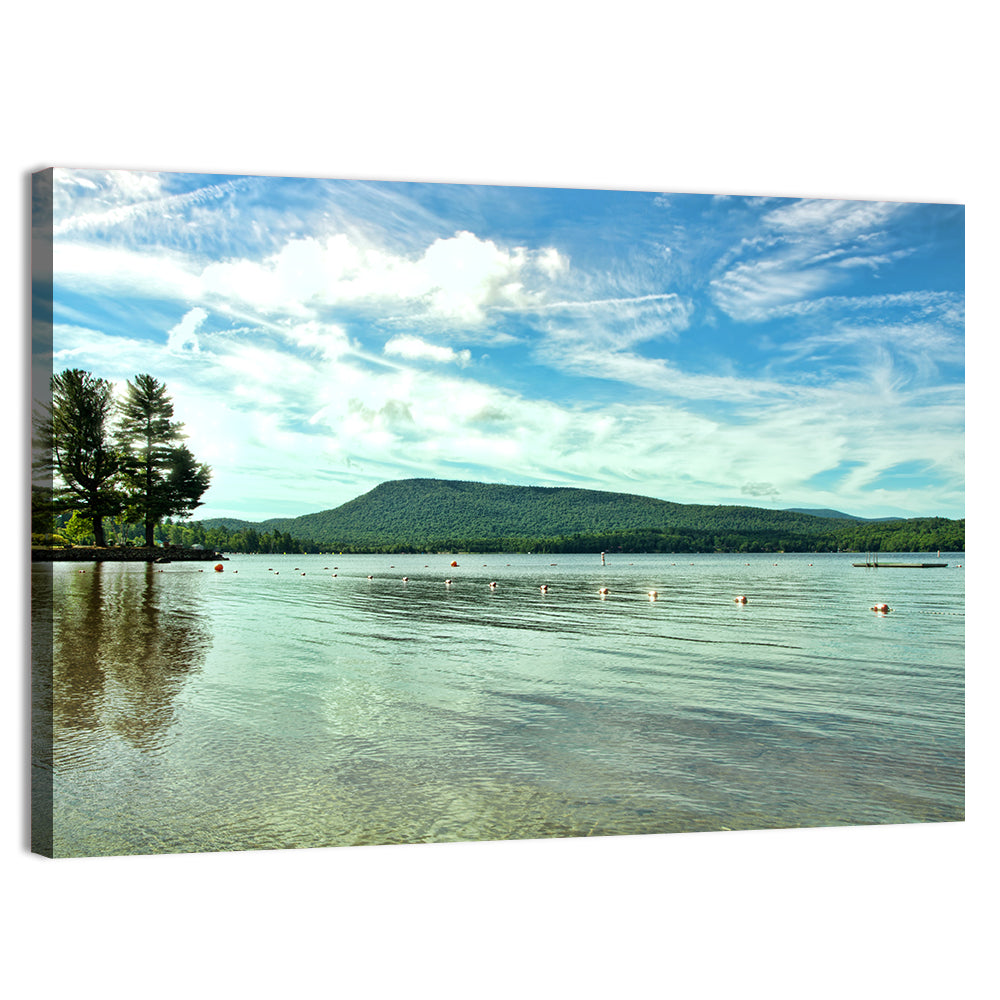 Lake Pleasant Reflections Wall Art, canvas print, landscape