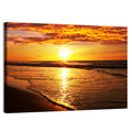 Golden Thai Beach Sunset Wall Art