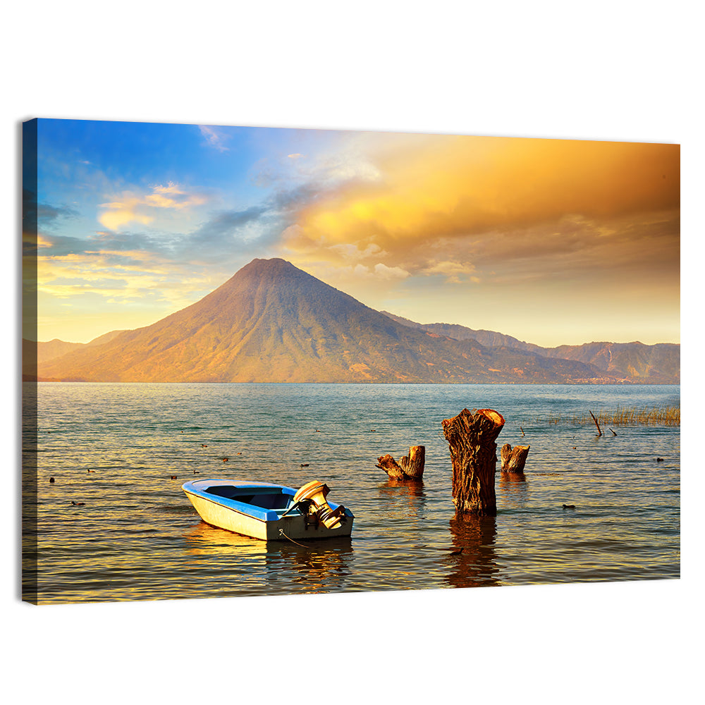 Lake Atitlan Sunset Wall Art