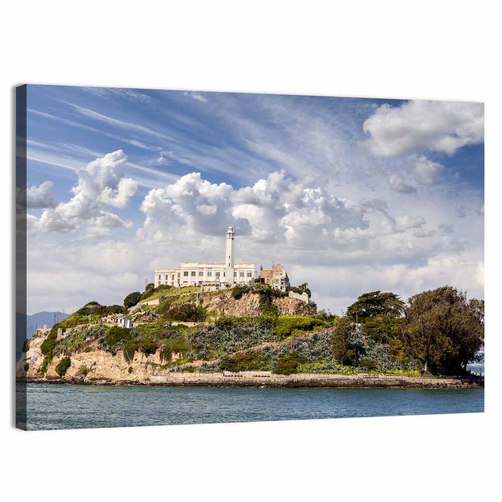Alcatraz Island Wall Art, canvas print, landscape