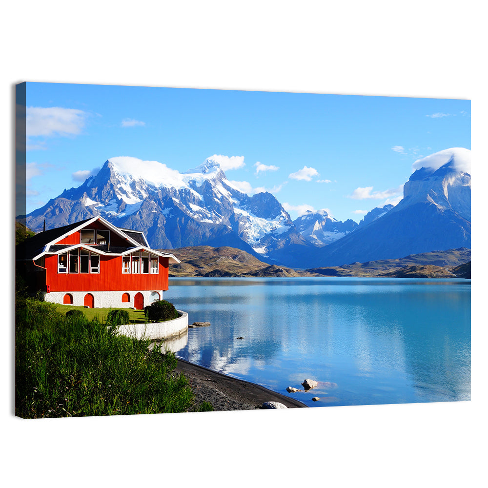 Lake Pehoe, Torres Del Paine Wall Art, canvas print, landscape