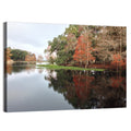 Autumn Lake Reflection Wall Art