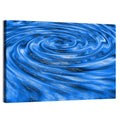 Azure Water Vortex Wall Art