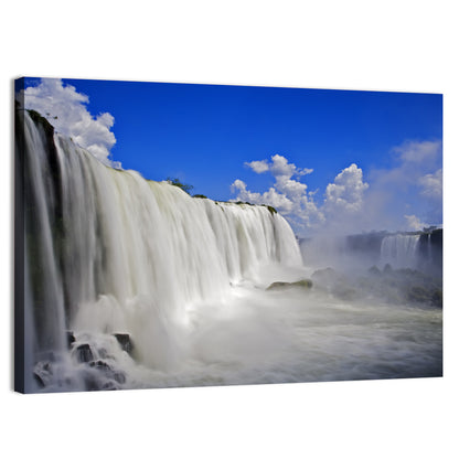 White Iguassu Falls Wall Art