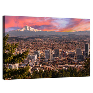 Portland Cityscape Wall Art