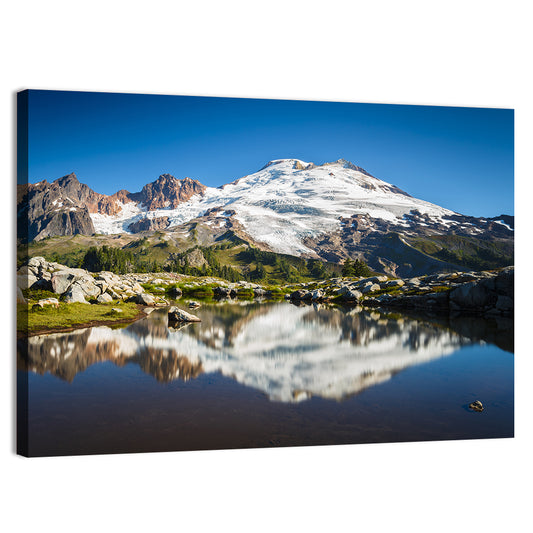 Snowy Mountain Peak Wall Art