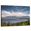 Pines Above a Blue Lake Wall Art