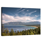 Pines Above a Blue Lake Wall Art