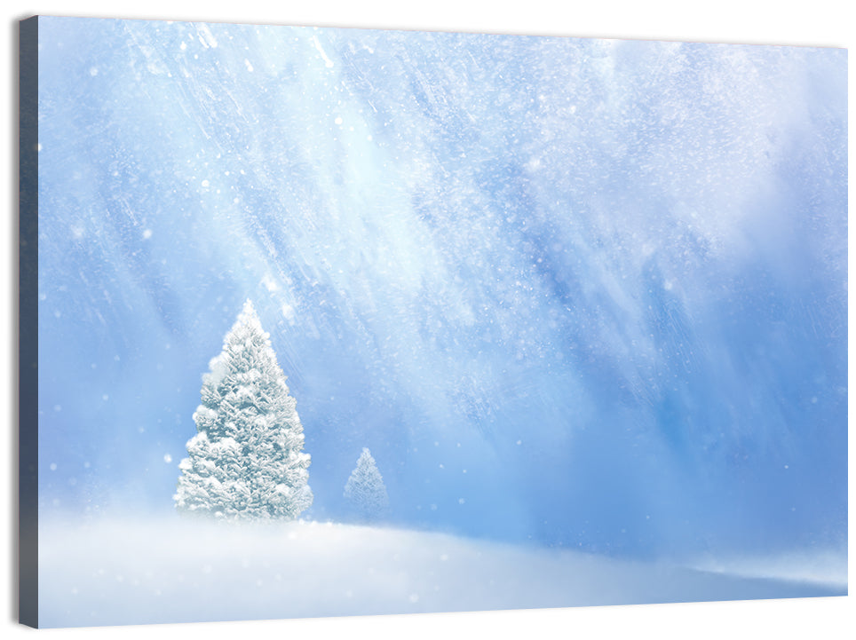 Winter Snowy Tree Wall Art