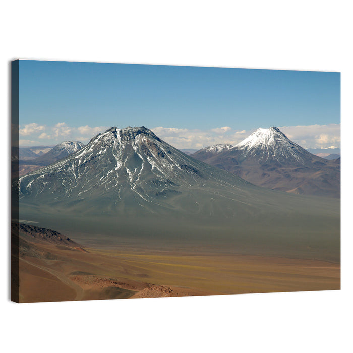 Licancabur and Juriques Peaks Wall Art as a canvas print